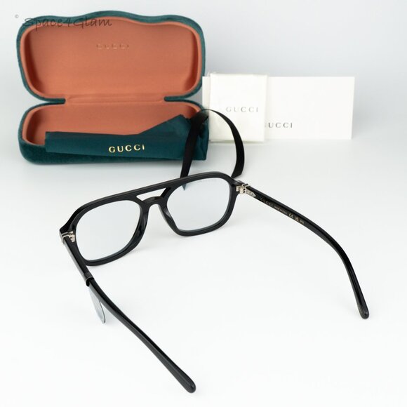 BRAND NEW Gucci GG1673S 001 Black Photochromic Pilot Eyeglasses GG 1673S - Picture 7 of 8